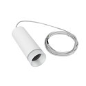 SLV Pendelleuchte ASTINA, Zylindrisch, GU10 QPAR51, offenes Kabelende, ohne Baldachin / Adapter, wei�