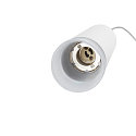 SLV Pendelleuchte ASTINA, Zylindrisch, GU10 QPAR51, offenes Kabelende, ohne Baldachin / Adapter, wei�