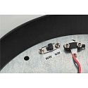 SLV LED Deckenleuchte FERA 25 CL DALI LED Downlight, 19,5W, 90�, 3000/4000K, 1650lm, Glas matt, schwarz