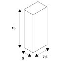 SLV Zubeh�r f�r LED NOTAPO I und II Wandeinbauleuchten EINBAURAHMEN