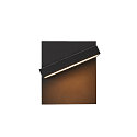 SLV LED Au�enwandleuchte ABRIDOR, IP55 IK03, 12W 3000/4000K (CCT Switch) 980lm, schwenkbar, Anthrazit