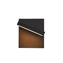 SLV LED Au�enwandleuchte ABRIDOR, IP55 IK03, 12W 3000/4000K (CCT Switch) 980lm, schwenkbar, Anthrazit