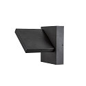 SLV LED Au�enwandleuchte ABRIDOR, IP55 IK03, 12W 3000/4000K (CCT Switch) 980lm, schwenkbar, Anthrazit