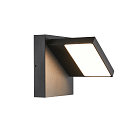 SLV LED Au�enwandleuchte ABRIDOR, IP55 IK03, 12W 3000/4000K (CCT Switch) 980lm, schwenkbar, Anthrazit