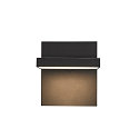 SLV LED Au�enwandleuchte ABRIDOR, IP55 IK03, 12W 3000/4000K (CCT Switch) 980lm, schwenkbar, Anthrazit