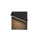 SLV LED Au�enwandleuchte ABRIDOR, IP55 IK03, 12W 3000/4000K (CCT Switch) 980lm, schwenkbar, Anthrazit