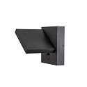 SLV LED Au�enwandleuchte ABRIDOR SENSOR, IP54 IK03, 12W 3000/4000K (CCT Switch) 980lm, schwenkbar, Anthrazit