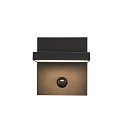 SLV LED Au�enwandleuchte ABRIDOR SENSOR, IP54 IK03, 12W 3000/4000K (CCT Switch) 980lm, schwenkbar, Anthrazit