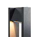 SLV LED Standleuchte / Wegeleuchte QUAD POLE, IP65 IK02, 18W 3000K 1550lm 100�, schwenkbar 180�, schaltbar, anthrazit