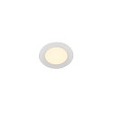 LED Deckeneinbauleuchte SENSER 12 DL, rund, 6W, 470lm, IP20, wei�, 3000K