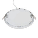 LED Ceiling recessed luminaire SENSER 18 LED, round, 950lm, IP20, white, 3000K