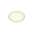 LED Ceiling recessed luminaire SENSER 24 LED, round, 1200lm, IP20, white, 3000K