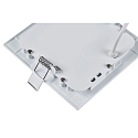 SLV LED Ceiling recessed luminaire SENSER 12 LED, square, 440lm, IP20, white, 3000K