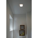 SLV LED Ceiling recessed luminaire SENSER 12 LED, square, 440lm, IP20, white, 3000K