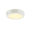 SLV LED Wand-/Deckenleuchte SENSER 18 CW, rund, IP20, wei�, 12W 3000K