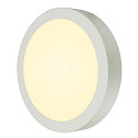 SLV LED Wand-/Deckenleuchte SENSER 24 CW, rund, 15W, IP20, wei�, 15W 3000K