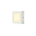SLV LED Wand-/Deckenleuchte SENSER 12 CW, eckig, IP20, wei�, 8.2W 3000K