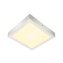 LED Wand-/Deckenleuchte SENSER 24 CW, eckig, 15W, 1200lm, IP20, wei�, 15W 3000K