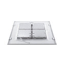 SLV LED Deckeneinbauleuchte LED PAVONO 600x600, 100�, UGR 16, wei�, 4000K, 3350lm