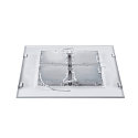 LED Deckeneinbauleuchte LED PAVONO 620x620, 100�, UGR 16, wei�, 3000K, 3200lm