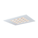 LED Deckeneinbauleuchte LED PAVONO 620x620, 100�, UGR 16, wei�, 3000K, 3200lm
