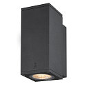 Premium-LED Outdoor Wandleuchte ENOLA SQUARE SINGLE CCT, IP65 IK02, Gr��e S, 6W 3000/4000K 390/450lm 30�, CRi>90, Anthrazit