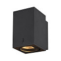 SLV Premium-LED Outdoor Wandleuchte ENOLA SQUARE SINGLE CCT, IP65 IK02, Gr��e M, 10W 3000/4000K 720/820lm 38�, CRi>90, Anthrazit