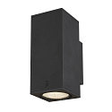 SLV Premium-LED Outdoor Wandleuchte ENOLA SQUARE UP/DOWN CCT, IP65 IK02, Gr��e M, 19W 3000/4000K 1480/1680lm 38�, CRi>90