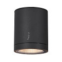 Premium-LED Outdoor Ceiling luminaire ENOLA ROUND CCT, IP65 IK02, M-size, 10W 3000 / 4000K 700 / 800lm 38, CRi>90, anthracite