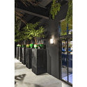 SLV Wandleuchte QUADRASS Indoor, E27, schwarz