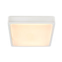 Outdoor LED Wand-/Deckenleuchte AINOS SQUARE, IP65, 30 x 30cm, 17W 3000/4000K (CCT Switch) 1300lm, anthrazit / opal