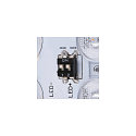 Outdoor LED Wand-/Deckenleuchte AINOS SQUARE, IP65, 30 x 30cm, 17W 3000/4000K (CCT Switch) 1300lm, anthrazit / opal