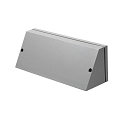 SLV LED Wandleuchte PEMA� Outdoor,16W, 1260/1400lm, CCT switch 3000/4000K, silbergrau