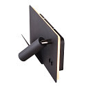 LED Wandleuchte SOMNILA SPOT Indoor, 13W, 3000K, Spot 65lm,  inkl. USB Anschluss, Spot links, schwarz, Back light 370lm