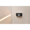 LED Au�enleuchte OUT-BEAM FRAME CW Wand-/Deckenleuchte, 3000K, 60lm, IP55, anthrazit