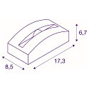 LED Au�enleuchte OUT-BEAM FRAME CW Wand-/Deckenleuchte, 3000K, 60lm, IP55, anthrazit