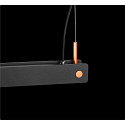 LED Pendelleuchte NOYA PD PHASE, CCT switch, 2700/3000K, 1861/2025lm, IP20, schwarz