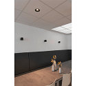 SLV LED Deckeneinbauleuchte NUMINOS DL M, 3000K, IP20, dreh-/schwenkbar, 55�, 1500lm, UGR 21, Schwarz / Schwarz