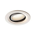 LED Deckeneinbauleuchte NUMINOS DL M, 4000K, IP20, dreh-/schwenkbar, 55�, 1750lm, UGR 21, Wei� / Wei�