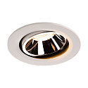 LED Deckeneinbauleuchte NUMINOS DL L, 2700K, IP20, dreh-/schwenkbar, 55�, 2150lm, UGR 19, Wei� / Chrom