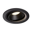 LED Deckeneinbauleuchte NUMINOS DL L, 4000K, IP20, dreh-/schwenkbar, 20�, 2350lm, UGR 20, Schwarz / Schwarz