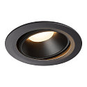 LED Ceiling recessed luminaire NUMINOS DL XL, 3000K, IP20, rotatable / pivotable, 20�, 3300lm, UGR 21, black/black