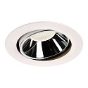 LED Deckeneinbauleuchte NUMINOS DL XL, 4000K, IP20, dreh-/schwenkbar, 55�, 3750lm, UGR 19, Wei� / Chrom