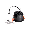 LED Deckeneinbauleuchte NUMINOS DL S, 2700K, IP20, 20�, 670lm, UGR 18, Schwarz / Schwarz