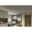 SLV LED Deckeneinbauleuchte NUMINOS DL S, 250mA, CRi >90, IP44 IK02, ohne BG, 8.6W 3000K 730lm 40�, UGR <19, Wei� / Wei�