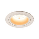LED Deckeneinbauleuchte NUMINOS DL M, 2700K, IP20, 40�, 1600lm, UGR 19, Wei� / Wei�