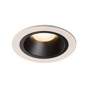 LED Deckeneinbauleuchte NUMINOS DL M, 3000K, IP20, 20�, 1500lm, UGR 19, Wei� / Schwarz