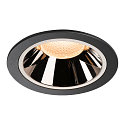 LED Deckeneinbauleuchte NUMINOS DL XL, 2700K, IP20, 40�, 3400lm, UGR 18, Schwarz / Chrom