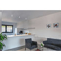 SLV LED Deckenleuchte NUMINOS CL PHASE S, 3000K, 36�, 1020lm, wei� / schwarz