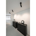 SLV LED Deckenleuchte NUMINOS SPOT PHASE M, 3000K, 60�, 1870lm, schwarz / schwarz